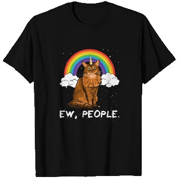 Discover Rainbow Somali Ew People Unicorn Cat T Shirts