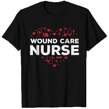 Discover Great Wound Care Nurse Heart Outfit RN Nursing T Shirts