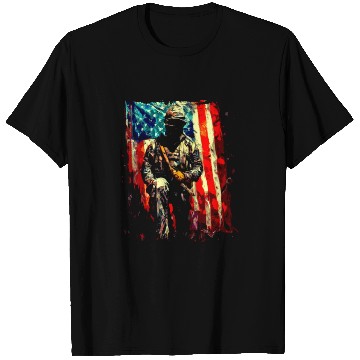 Discover Veteran American Soldier T Shirts