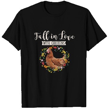 Discover Women Chicken Lover Fall Autumn Farmer170 T Shirts