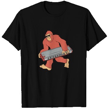 Discover Harmonica Carrying Cool Bigfoot T Shirts