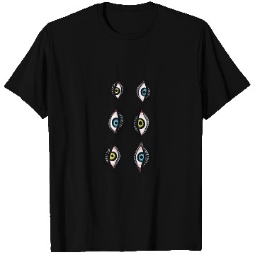 Discover Creepy Weird Eye Garlands Surreal Art T Shirts