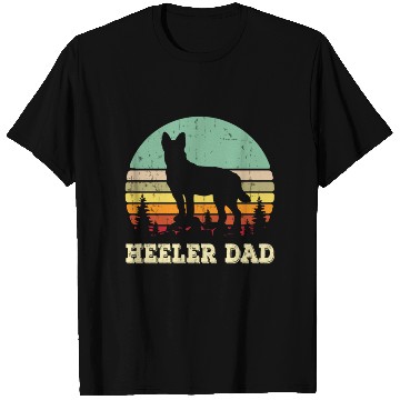 Discover Australian Cattle Dog Red Blue Pet Heeler Dad Cute T Shirts