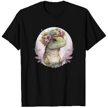 Discover Cute Lizard Flower Crown Lizard Lover T Shirts