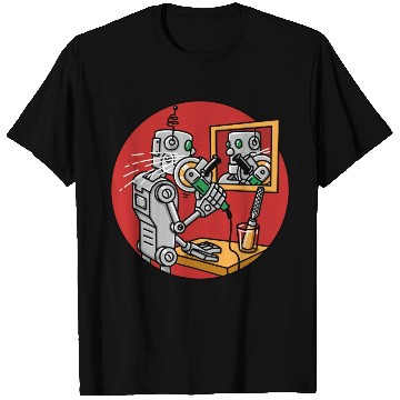 Discover Robot Shaves T Shirts