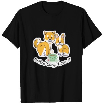Discover Coffee Corgi Love It T Shirts