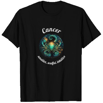 Discover Cancer Zodiac Sign Cancer Astronomy T Shirts