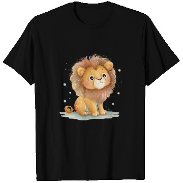 Discover Sweet Pastel Lion Drawing T Shirts