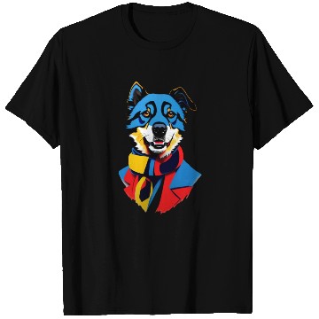 Discover Dog colorful T Shirts