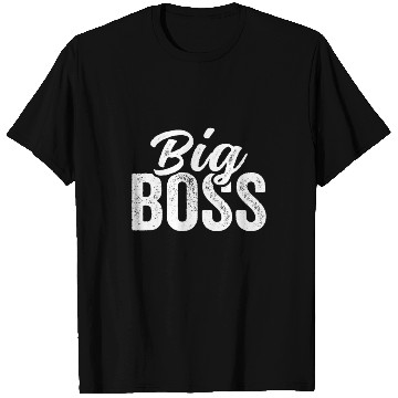 Discover Big Boss Matching Design for Mom or Daddad fathers T Shirts