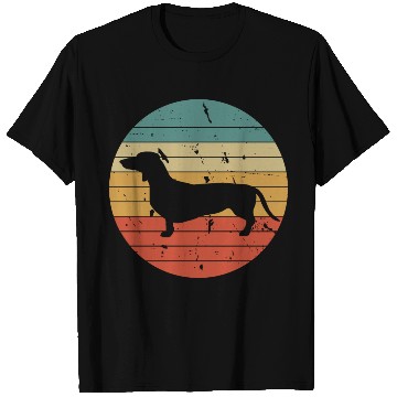 Discover Daschund In sunset Circle Daschund Dog Lover T Shirts
