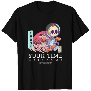 Discover Great Wave Of Kanagawa And Space Skeleton s T Shirts