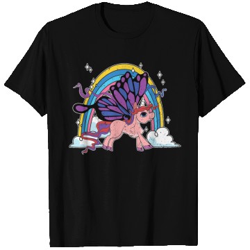 Discover Rainbow Animal Lover Insect Butterfly Fa T Shirts