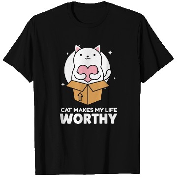 Discover Cats Make My Life Worth It Cute Cat Lover T Shirts