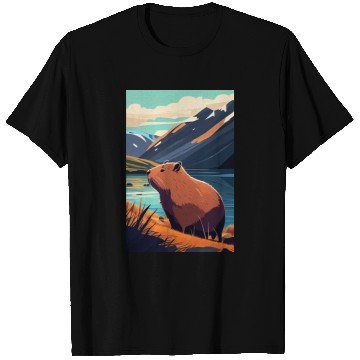 Discover Capybara Nature Capibara T Shirts