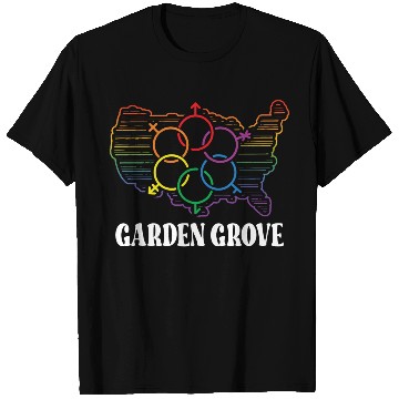 Discover Garden Grove Pride Month Pride Flag LGBT Community T Shirts
