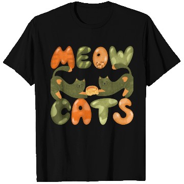 Discover Meow cat T Shirts