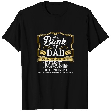 Discover The Bank Of Dad Money Grows On Trees Father's Daye T Shirts