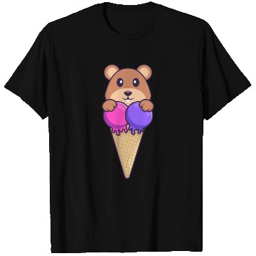 Discover Cute Squirrel With Sweet Ice Cream T Shirts