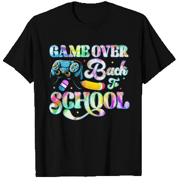 Discover Funny Game Over Teacher Kids Video Game Back To T Shirts