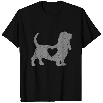 Discover Black Basset hound T Shirts