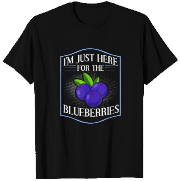 Discover Blueberry Plant Blueberries Farmer Bush Tree T Shirts