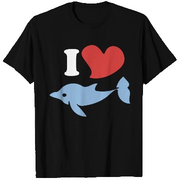 Discover I love dolphins 1 T Shirts