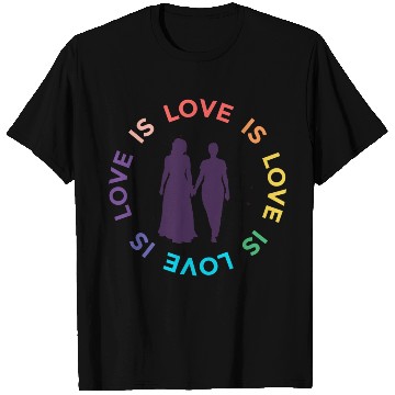 Discover Lesbian Love is love T Shirts