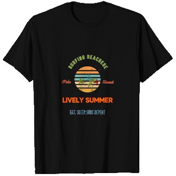 Discover Oahu Surfing Beaches T Shirts