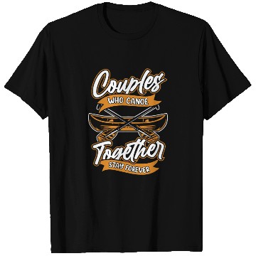 Discover Canoe Canoeing Canoeist Couple T Shirts