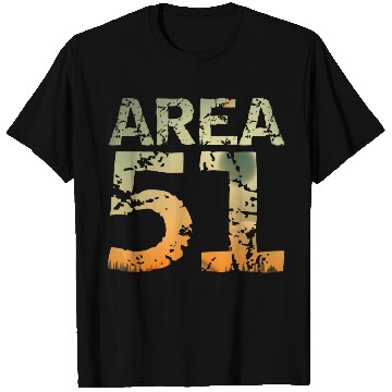 Discover Area 51 UFO Design T Shirts