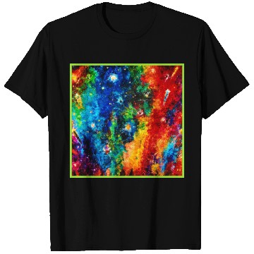 Discover Colorful Nebula and Stars Art T Shirts