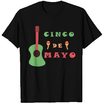 Discover Fiesta Like a Rock Star in Our Cinco de Mayo Guita T Shirts