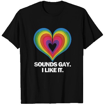Discover Sounds Gay I' Like It Pride Month Lesbian Gay Bi T Shirts