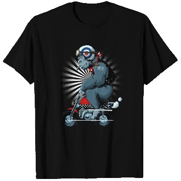 Discover Gorilla Monkey Bike T Shirts