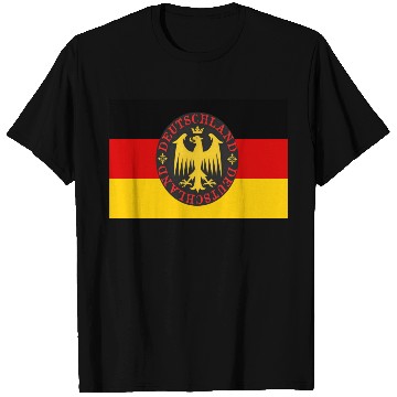 Discover German Flag With Teutonic Eagle T Shirts