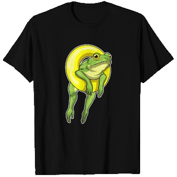 Discover Frog Swimming Lifebuoy T Shirts