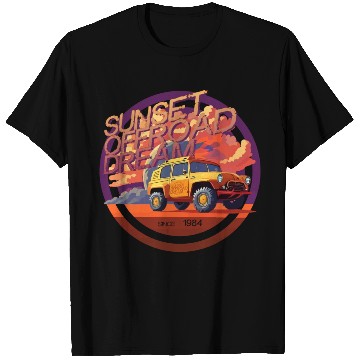 Discover Desert Car Sunset Offroad Dream 5000 - DIGITAL T Shirts