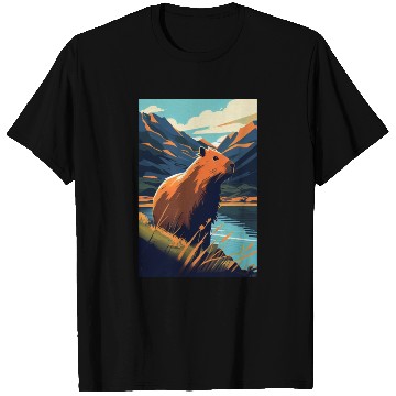 Discover Capybara Nature Capibara T Shirts