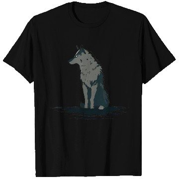 Discover Wolf alone : wolf and deer T Shirts