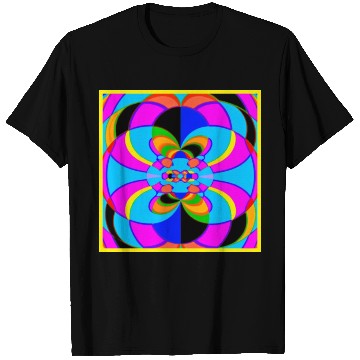 Discover Fresh Colorful Neon Patterns Art T Shirts