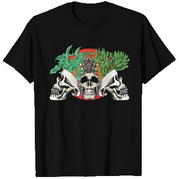 Discover Skull Plant of the blood moon night light T Shirts