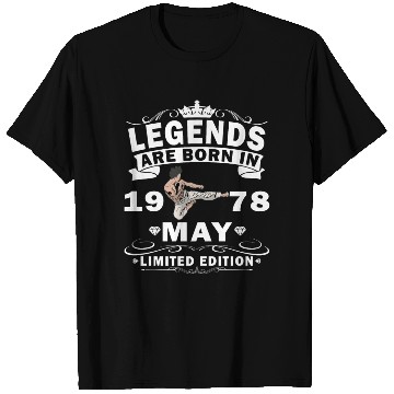 Discover Karate Fighter Fighter Birthday May 1978 MMA T Shirts