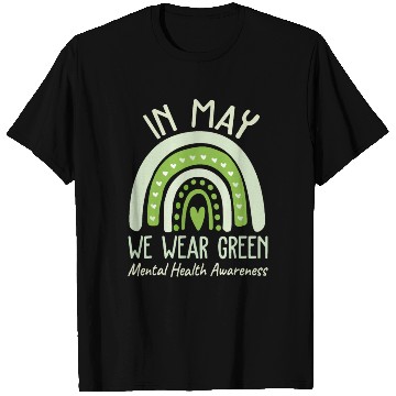 Discover Mental Health Matters We Wear Green Awareness T Shirts
