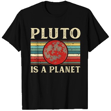 Discover Pluto is a Planet Space Astronomy Science Geek T Shirts