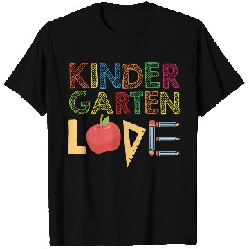 Discover Kindergarten Love Teacher student Classroom Tools T Shirts
