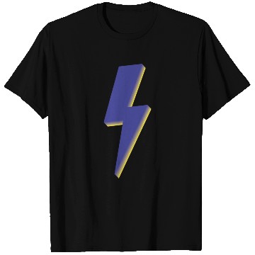 Discover Lightning Bolt Blue 3D T Shirts