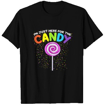 Discover Im Just Here For The Candy Funny Halloween 6 T Shirts