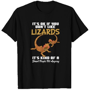 Discover Funny Lizard Pet Smart People T Shirts