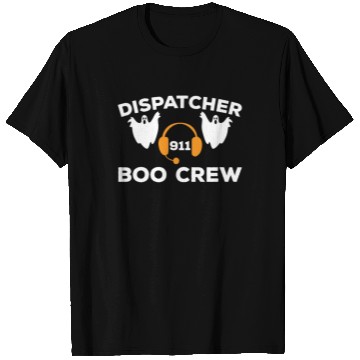Discover Funny Dispatcher 911 Boo Crew Spooky Halloween T Shirts